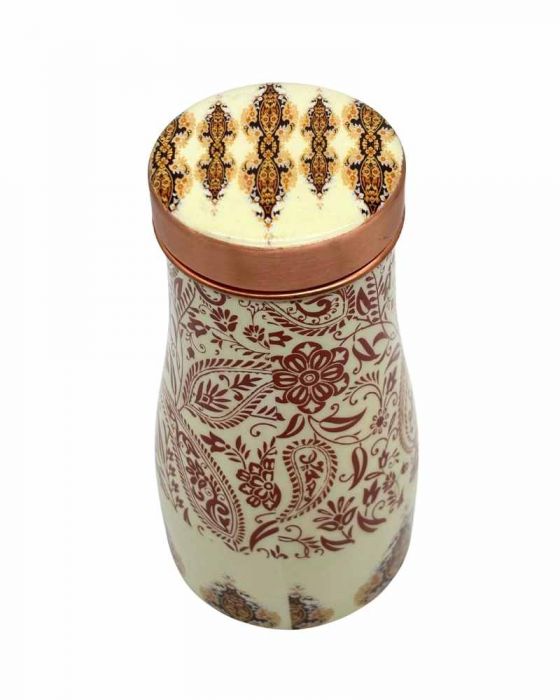 COPPER BEDROOM JAR - SUGAR POT - MEENA