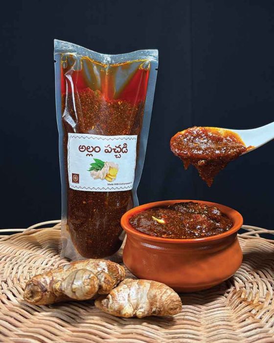Ginger Pickle (Agrahaaram Special) (Coldpressed Oil) (500 Grams)