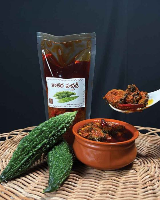 Bittergourd Pickle (Agrahaaram Special) (Coldpressed Oil) (500 Grams)