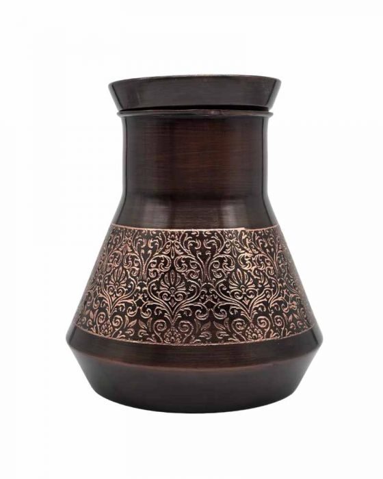 COPPER BEDROOM JAR - CAIRO POT - ANTIQUE