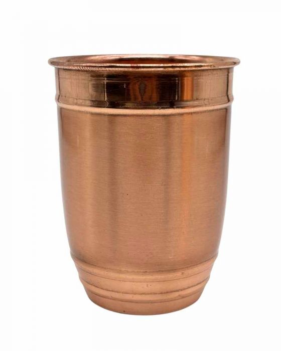 COPPER GLASS SET (2PCS) - RING GLASS MATT