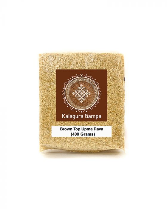Brown Top Upma Rava (Natural) (అండు కొర్రలు ఉప్మా రవ్వ) (400 Grams)