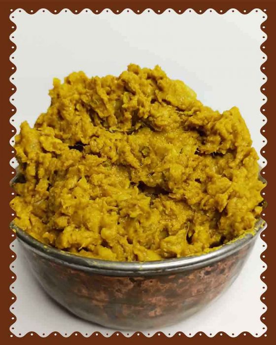 Chinthakaya Pachi Mirchi Pickle (Agrahaaram Special) (Coldpressed Oil) (500 Grams)