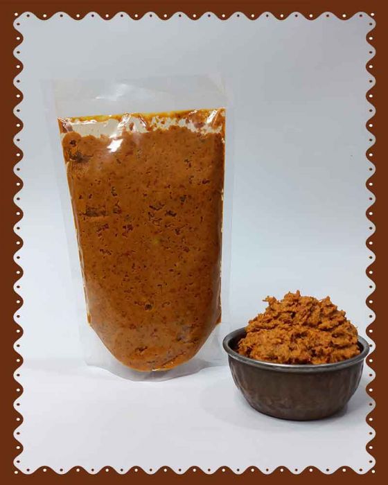 Chinthakaya Pandu Mirchi Pickle (Agrahaaram Special) (Coldpressed Oil) (250 Grams)