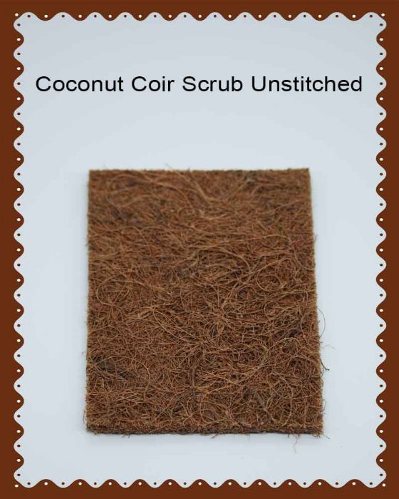 Coconut Coir Scrub Unstitched (4pcs)