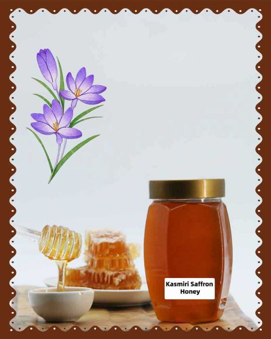 Kashmiri (Kashmir) Saffron Honey (Natural) (250 Grams)