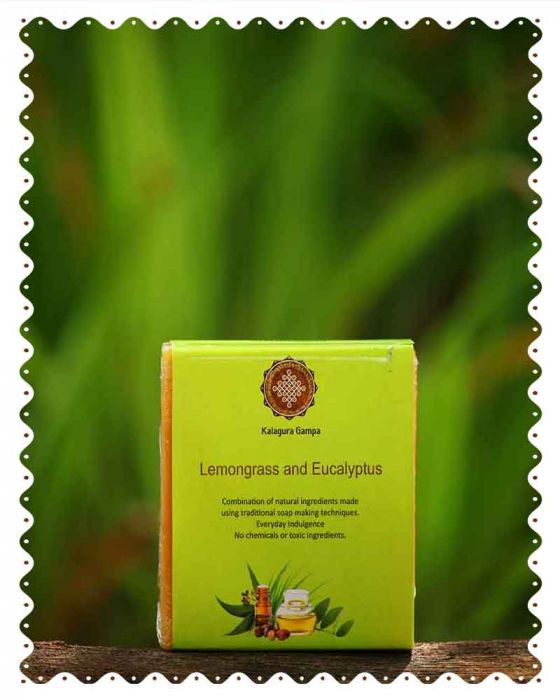 Lemongrass and Eucalyptus Soap| Hand Made|100 Grams|