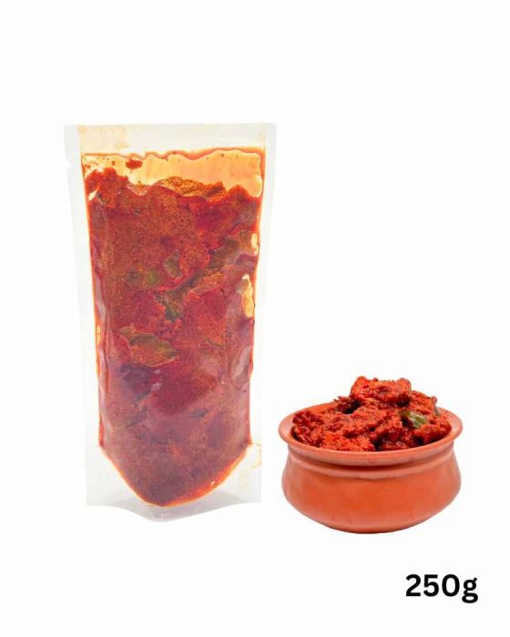 Andhra Special Aavakaya without Garlic (Coldpressed Oil) (Agrahaaram) (250 Grams)