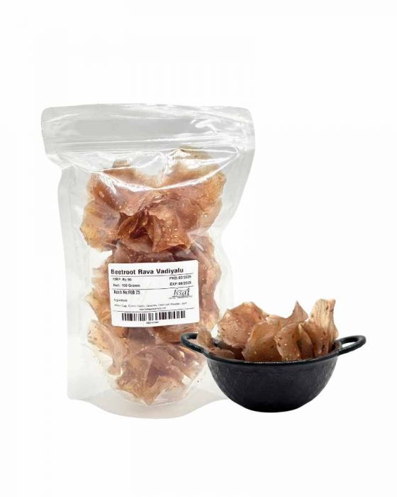 Beetroot Rava Vadiyalu (100 Grams)