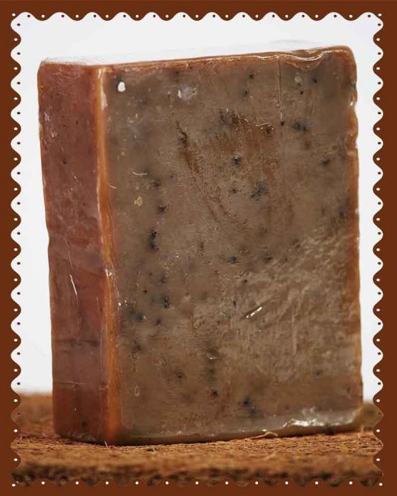 Coffee Exfoliating Soap with Vanilla Fragrance Hand Made Soap (100 Grams)