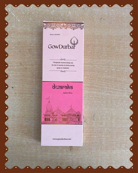 Dwaraka Amber Flora Incense Sticks|Agarbatti|45 Grams|