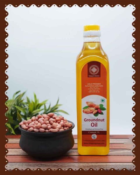 Ground Nut Oil |Yedduganuga|Bull Driven Ghani|Traditional|Coldpressed Oil|500 ml|