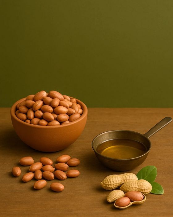Ground Nut Oil |Yedduganuga|Bull Driven Ghani|Traditional |Coldpressed Oil|1 Liter|