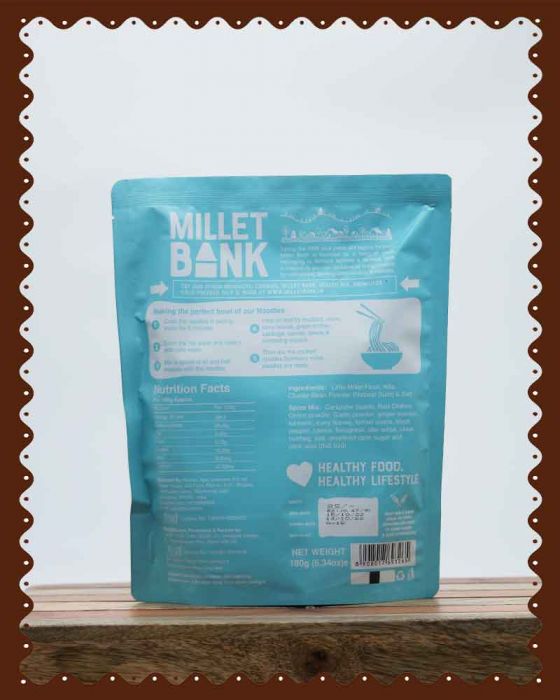 LITTLE MILLET NOODLES |MILLET BANK|Samalu|180 Grams|