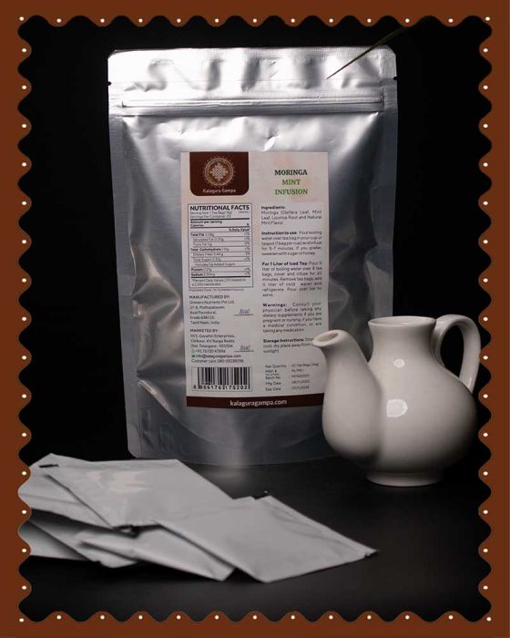 Moringa Mint Infusion Tea Bags |20 Pcs|