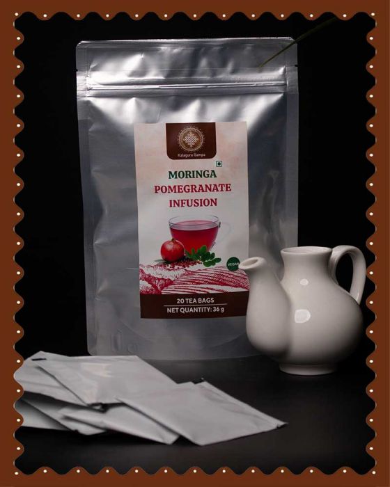 Moringa Pomegranate Infusion Tea Bags (20 Pcs)
