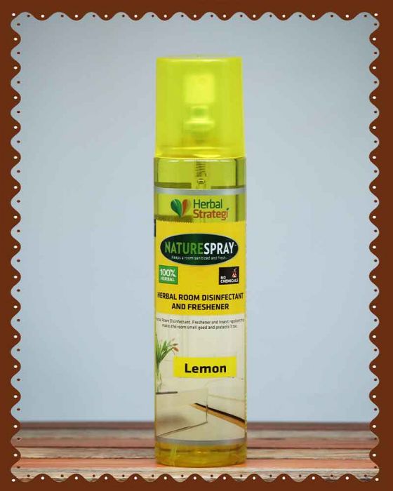 Lemon Herbal Room Disinfectant and Freshener Spray (250ml)