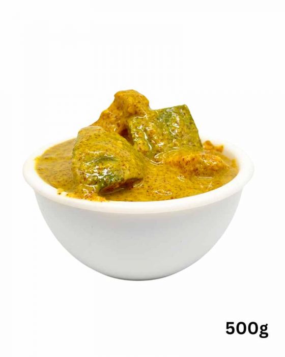 Telangana Special Neella Nuvvula Avakaya without Garlic (Sesame Mango pickle with water) (Agrahaaram) (500 Grams)