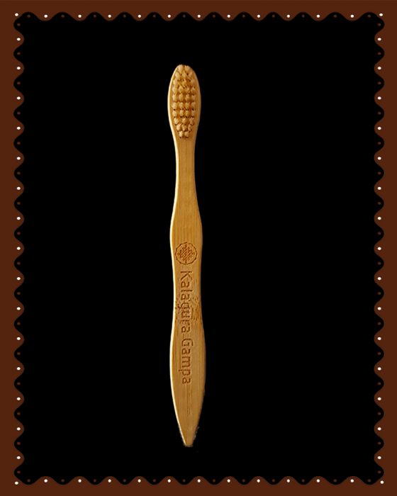 Baby Bamboo Tooth Brush - Bamboo Fiber Bristles (1 Pc)