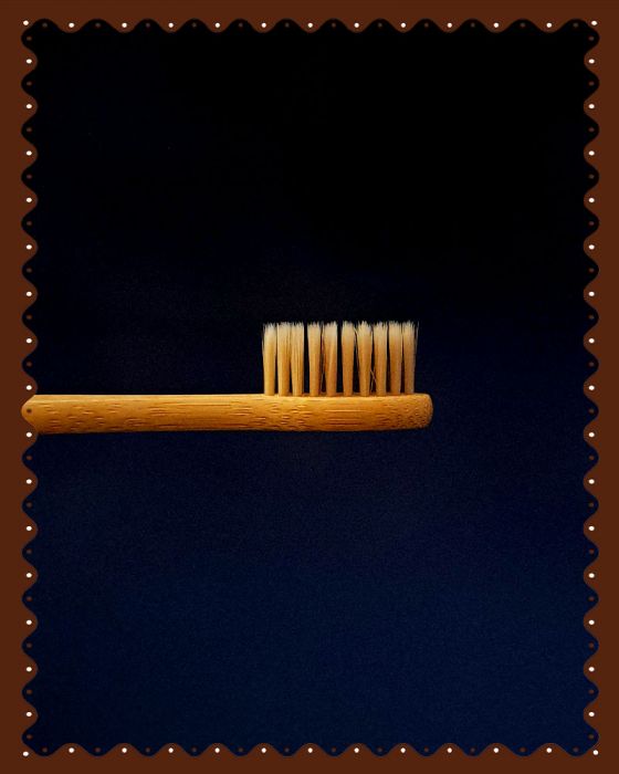 Baby Bamboo Toothbrush|Eco-Friendly Bamboo Fiber Bristles|1 Pc|