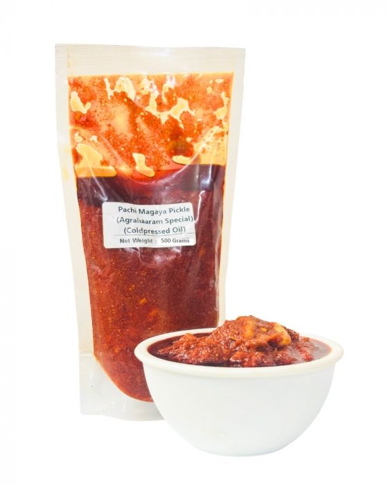 Mamidikaya Turumu Pachadi (Grated Mango Pickle) (Agrahaaram Special) (Coldpressed Oil) (500 Grams)