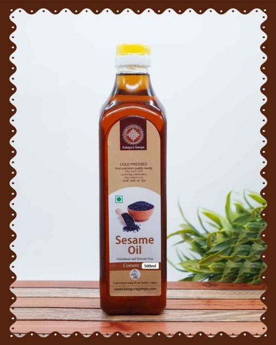 Black Sesame Oil (Cold Pressed Oil) (500 ml)