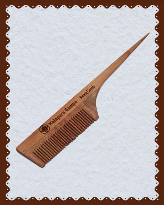 Neem Wood Tail Comb (1 Pc)