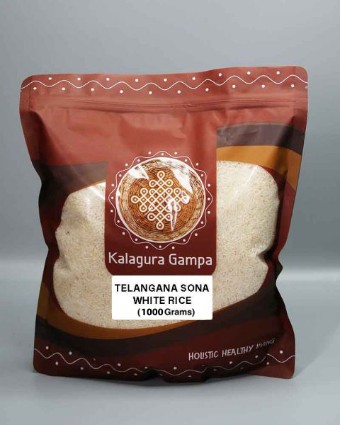 Telangana Sona White (Low GI) Rice (SP Method) (1000 Grams)