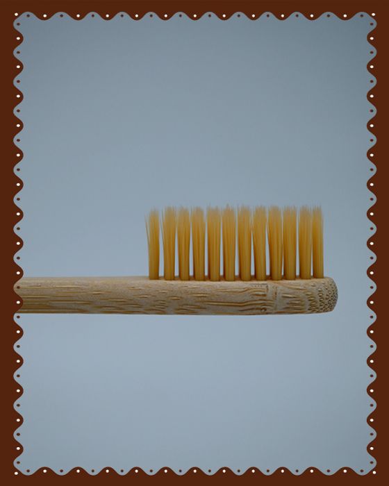 Bamboo Tooth Brush - Bamboo Fiber Bristles (1 Pc)