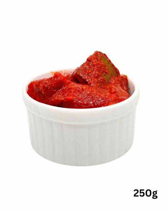 Telangana Special Neella Aavakaya without Garlic (Mango pickle with water) (Agrahaaram) (250 Grams)