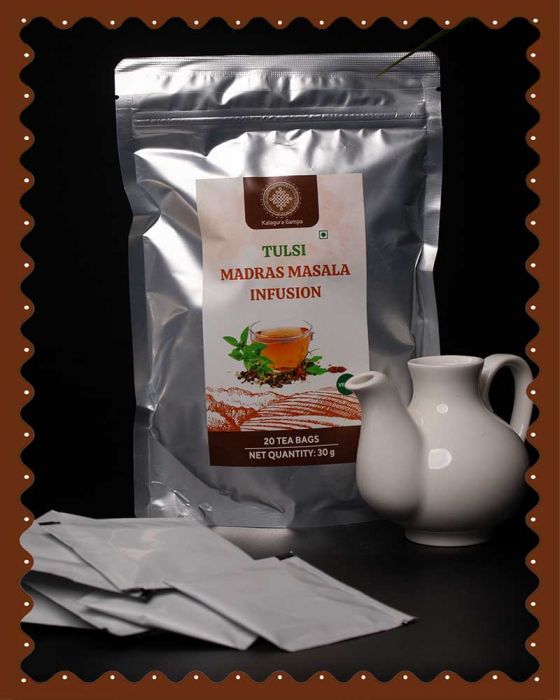 Tulsi Madras Masala Infusion Tea Bags (20 Pcs)
