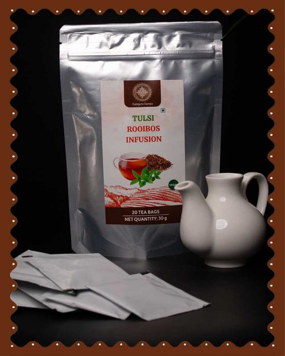 Tulsi Rooibos Infusion Tea Bags (20 Pcs)