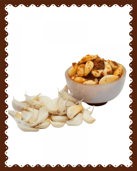 Garlic Pickle (Vellulli) (Agrahaaram Special) (Coldpressed Oil) (500 Grams)