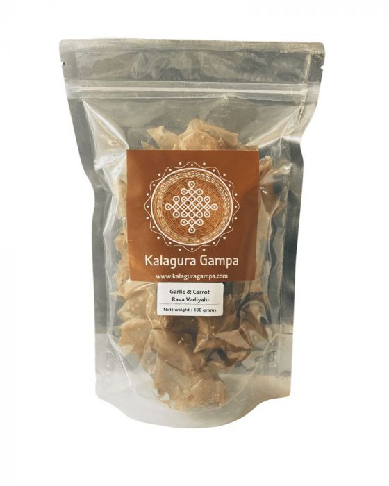 Garlic & Carrot Rava Vadiyalu (100 Grams)