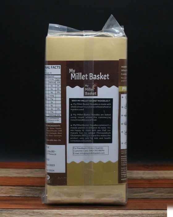 Wheat Noodles|No Maida, No Fried, No MSG,|MYMB|220 Grams|
