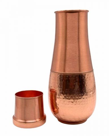 COPPER BEDROOM JAR - TULIP POT BIG - MATT