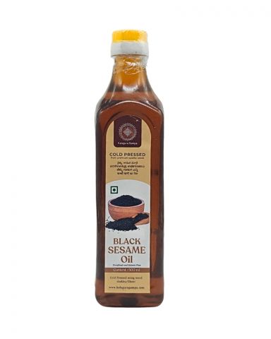 Black Sesame Oil (Cold Pressed Oil) (500 ml)