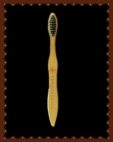 Baby Bamboo Toothbrush|Soft Charcoal Bamboo Fiber Bristles|1 Pc|