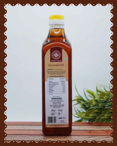 Black Sesame Oil (Cold Pressed Oil) (500 ml)