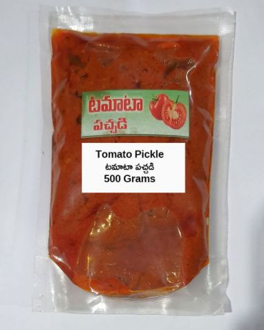 Tomato Pickle (Bhimavaram Special) (Coldpressed Oil) (500 Grams)