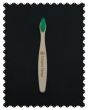 Baby Bamboo Tooth Brush - Bamboo Fiber Bristles Green (1 Pc)