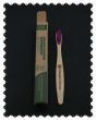Baby Bamboo Tooth Brush - Bamboo Fiber Bristles Purple (1 Pc)
